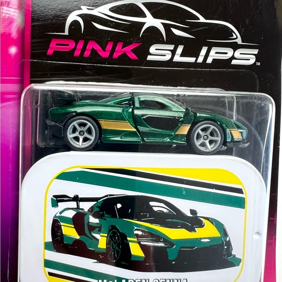 2024 Jada Pink Slips McLAREN SENNA GREEN GOLD Car 1/64 Toy Die-cast - Picture 2 of 5